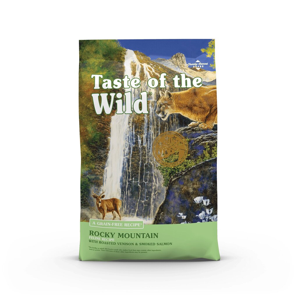 Taste of the Wild Rocky Mountain sausas begrūdis kačių maistas su elniena ir lašiša, 2 kg kaina ir informacija | Sausas maistas katėms | pigu.lt