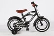 Vaikiškas dviratis Yipeeh Black Cruiser, 12", juodas kaina ir informacija | Dviračiai | pigu.lt