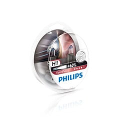 Automobilio lemputės Philips Vision Plus H1 12V 55W, 2vnt. kaina ir informacija | Automobilių lemputės | pigu.lt