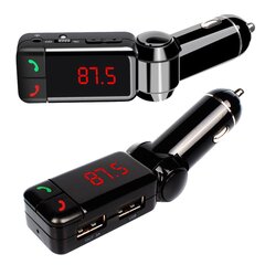 Forever TR-320 Авто FM Bluetooth модулятор и система Hand-Free + 2x USB Зарядка 2.1A / Mp3 Порт Черный цена и информация | FM-модуляторы | pigu.lt