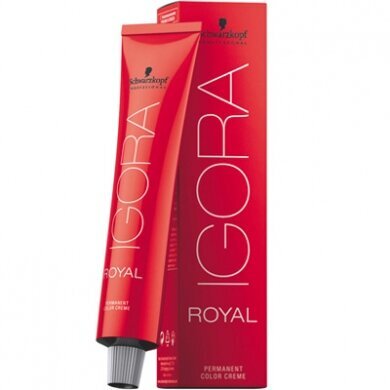 Plaukų dažai Schwarzkopf Professonal Igora Royal 60 ml, 1-0 Black kaina ir informacija | Plaukų dažai | pigu.lt