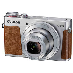 Canon PowerShot G9 X Mark II Silver kaina ir informacija | Skaitmeniniai fotoaparatai | pigu.lt