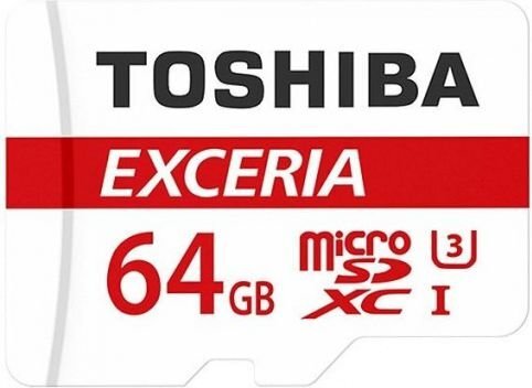 Atminties kortelė Toshiba - microSD 64GB M302 UHS-I U3 with Adapter kaina ir informacija | Atminties kortelės telefonams | pigu.lt