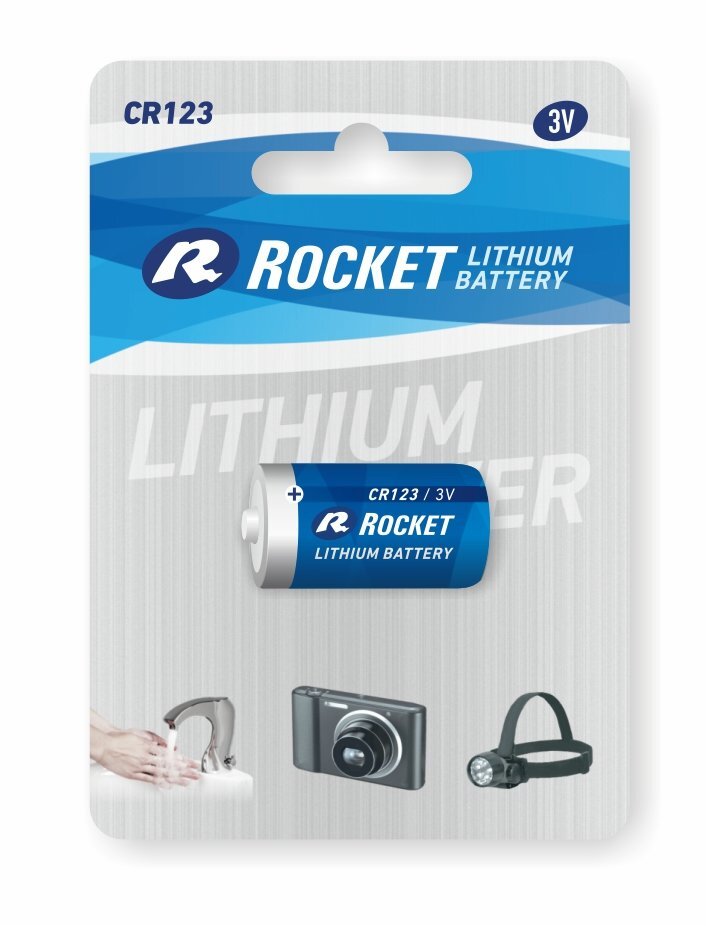 Rocket Lithium CR123 elementas, 1 vnt. цена и информация | Elementai | pigu.lt