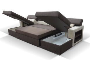  Yниверсальный мягкий диван в Markos, серый / бордовый цена и информация | Угловые диваны | pigu.lt