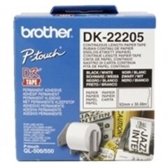 Brother DK-22205 DK22205  цена и информация | Аксессуары для принтера | pigu.lt