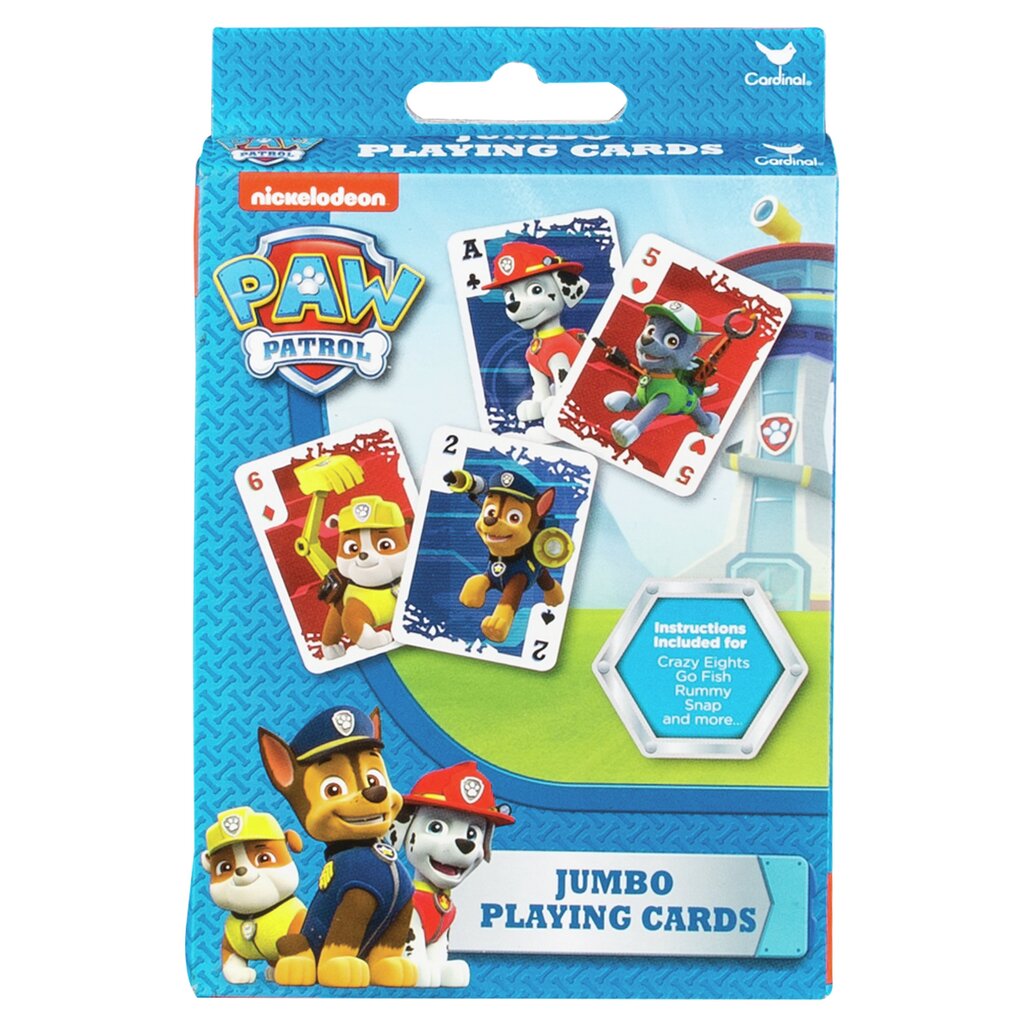 Kortos Cardinal Games Paw Patrol (Šunyčiai Patruliai), 6033298 цена и информация | Stalo žaidimai, galvosūkiai | pigu.lt