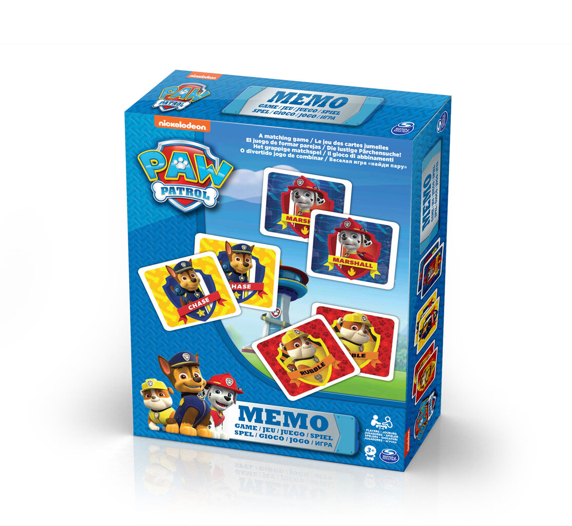 Atminties žaidimas Memory Cardinal Games Paw Patrol (Šunyčiai Patruliai), 6033326 kaina ir informacija | Stalo žaidimai, galvosūkiai | pigu.lt