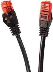 Maclean MCTV-740 Patchcord UTP cat6 Cable plug-plug 1m black kaina ir informacija | Kabeliai ir laidai | pigu.lt