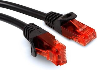 Maclean MCTV-740 Patchcord UTP cat6 Cable plug-plug 1m black kaina ir informacija | Kabeliai ir laidai | pigu.lt