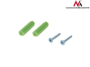 Cable cover strip Maclean MC-693 W 60x20x750mm Aluminum straight open and order цена и информация | Кабели и провода | pigu.lt