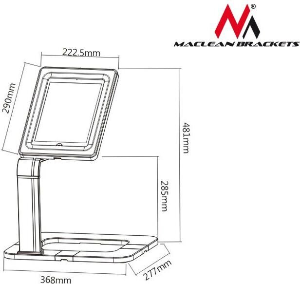 Maclean mc-644 kaina ir informacija | Telefono laikikliai | pigu.lt