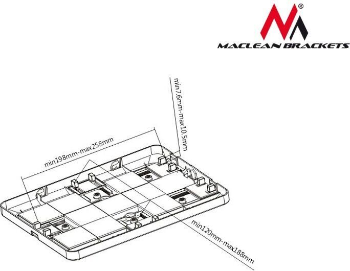 Maclean mc-644 kaina ir informacija | Telefono laikikliai | pigu.lt