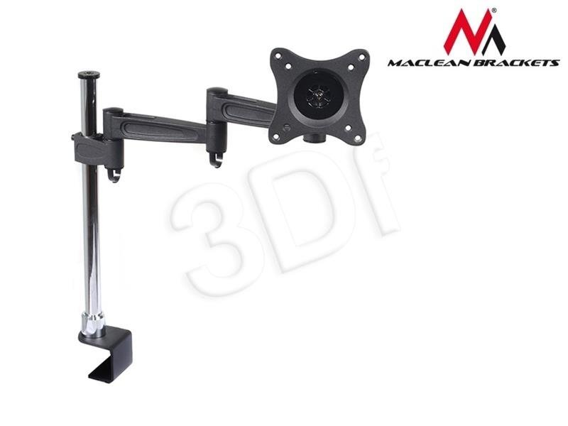 Maclean MC-628 Universal Arm LCD Monitor Desk Mount 13''-27'' 15kg цена и информация | Kabeliai ir laidai | pigu.lt