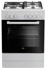 Beko FSE63110DW kaina ir informacija | Dujinės viryklės | pigu.lt