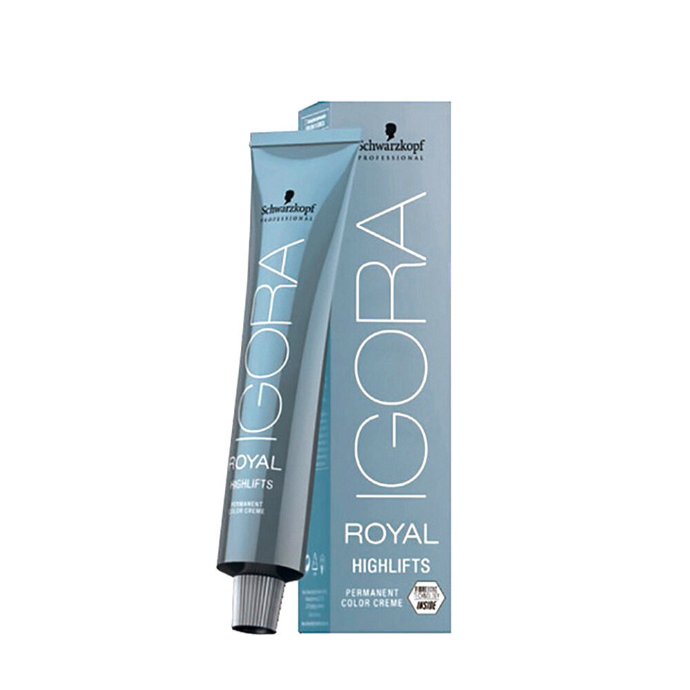 Profesionalūs plaukų dažai Schwarzkopf Professional Igora Royal Highlifts, 10-21 Ultra Blonde Ash, 60 ml kaina ir informacija | Plaukų dažai | pigu.lt