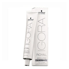 Plaukų dažai Schwarzkopf Professional Igora Royal SilverWhite Dove Grey, 60 ml kaina ir informacija | Plaukų dažai | pigu.lt