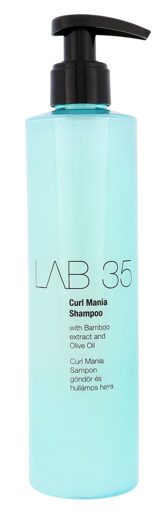 Šampūnas garbanotiems plaukams Kallos Lab 35 Curl Mania 300 ml цена и информация | Šampūnai | pigu.lt