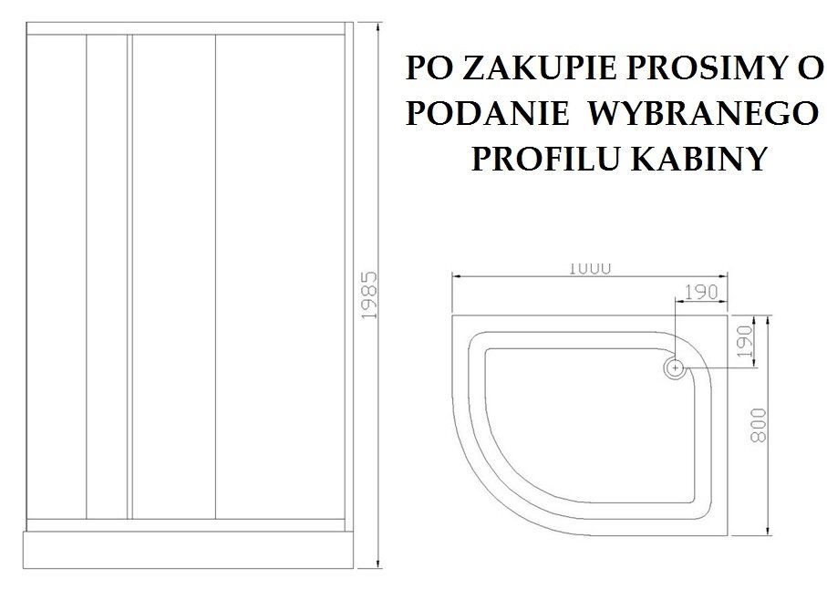 Dušo kabina Impuls Plus цена и информация | Dušo kabinos | pigu.lt