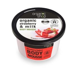 Kremas kūnui su braškių ekstraktu Organic Shop 250 ml kaina ir informacija | Kūno kremai, losjonai | pigu.lt