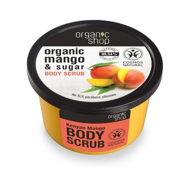 Скраб для тела Organic Shop Kenyan Mango, 250 мл цена и информация | Скрабы для тела | pigu.lt