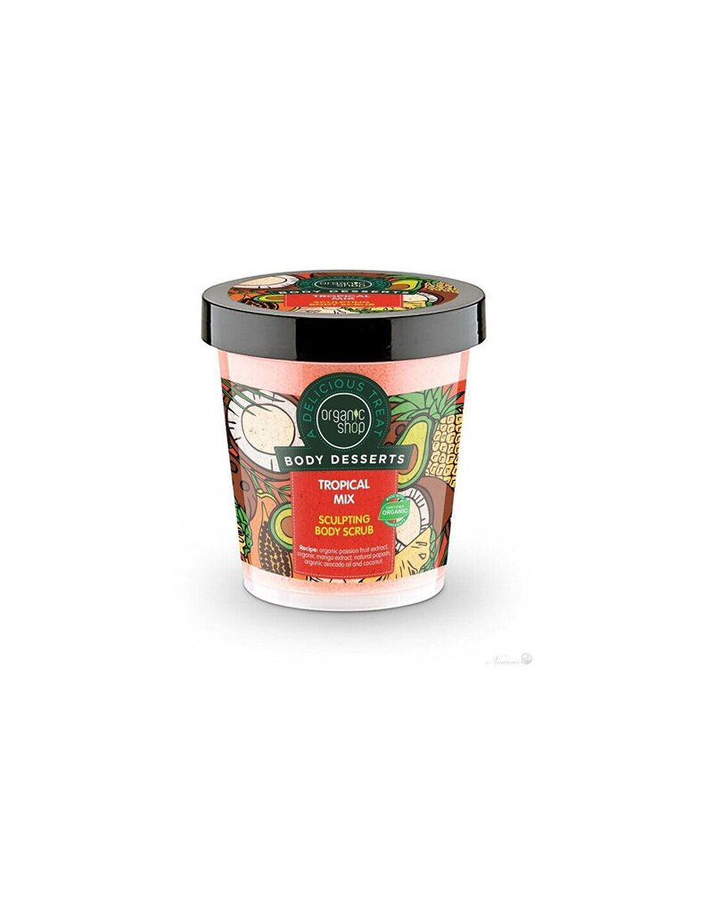 Modeliuojantis šveitiklis kūnui Organic Shop Body Desserts, 450 ml цена и информация | Kūno šveitikliai | pigu.lt