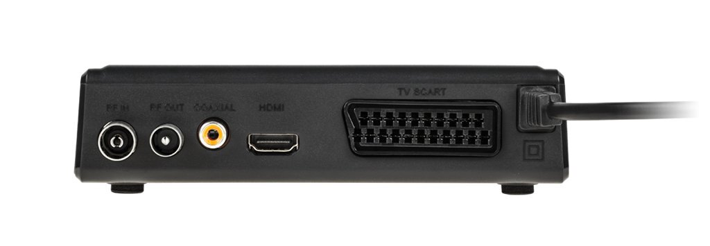 Cabletech DVB-T/DVB-T2 MPEG-4 HD digital tuner (URZ0323M) kaina ir informacija | TV imtuvai, FM, video plokštės | pigu.lt