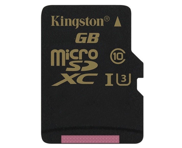 Atminties kortelė Kingston 64 GB microSDXC Class U3 UHS-I 90R/45W su adapteriu kaina ir informacija | Atminties kortelės telefonams | pigu.lt