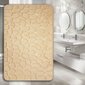 Memory foam kilimėlis "Benedomo" Beige, 60x100 cm kaina ir informacija | Vonios kambario aksesuarai | pigu.lt