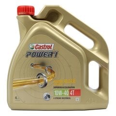 Castrol Power 1 4T 10W40, 4л цена и информация | Мотомасла | pigu.lt