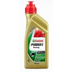 Castrol Power 1 Racing 4T 10W40 alyva, 1L kaina ir informacija | Moto alyvos | pigu.lt