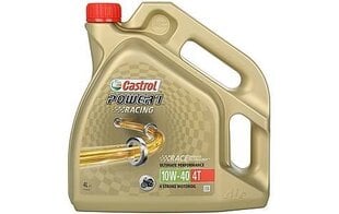 Моторное масло Castrol Power 1 Racing 4T 10W-40, 4 л цена и информация | Мотомасла | pigu.lt