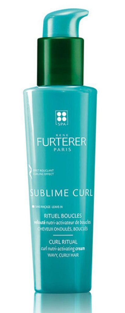 Plaukų kremas Rene Furterer Sublime Curl, garbanotiems plaukams, 100 ml цена и информация | Plaukų formavimo priemonės | pigu.lt