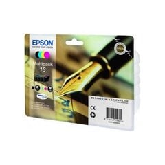 Картридж Epson T16XL, синий, розовый, чёрный, жёлтый цена и информация | Картриджи для струйных принтеров | pigu.lt