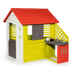 Plastikinis žaidimų namelis su virtuvėle Smoby, 145х110х127 cm kaina ir informacija | Vaikų žaidimų nameliai | pigu.lt
