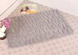 Memory foam kilimėlis "Benedomo" Grey, 60x100 cm kaina ir informacija | Vonios kambario aksesuarai | pigu.lt