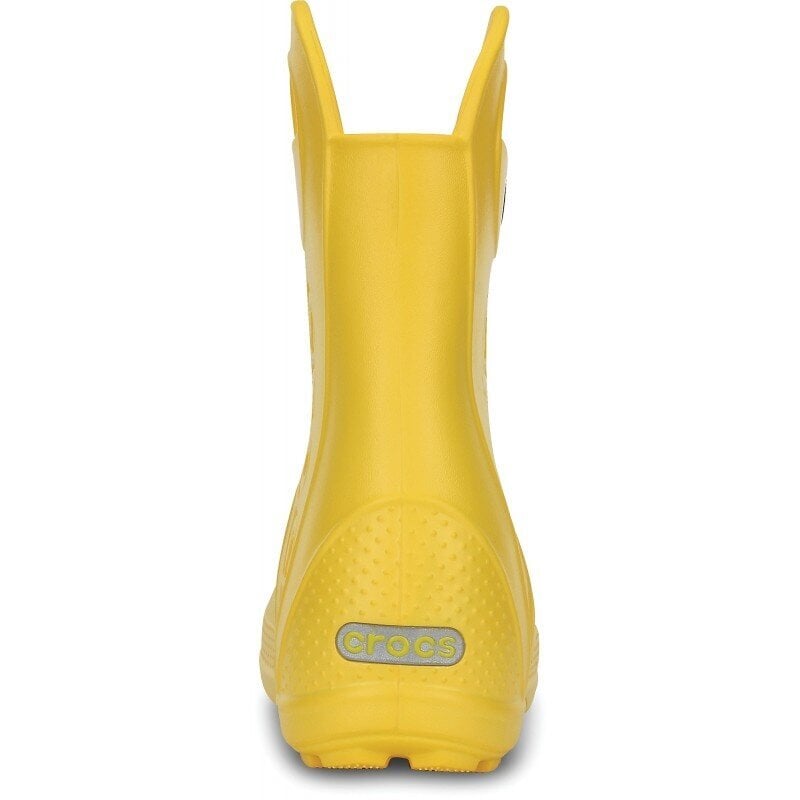 Crocs™ guminiai batai vaikams Handle It Rain Boots, Yellow kaina ir informacija | Guminiai batai vaikams | pigu.lt