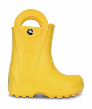 Crocs™ guminiai batai vaikams Handle It Rain Boots, Yellow kaina ir informacija | Guminiai batai vaikams | pigu.lt