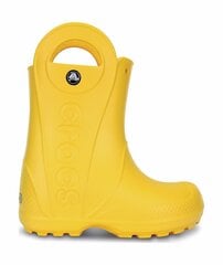 Crocs™ guminiai batai vaikams Handle It Rain Boots, Yellow kaina ir informacija | Crocs™ Apranga, avalynė, aksesuarai | pigu.lt