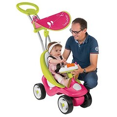 Детский самокат-коляска Smoby Bubble Go, розовый цена и информация | Трехколесные велосипеды | pigu.lt