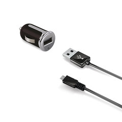 MicroUSB automobilinis įkroviklis Celly Juodas kaina ir informacija | Krovikliai telefonams | pigu.lt