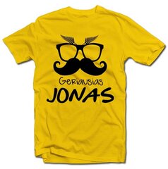 Marškinėliai "Geriausias JONAS" kaina ir informacija | Originalūs marškinėliai | pigu.lt