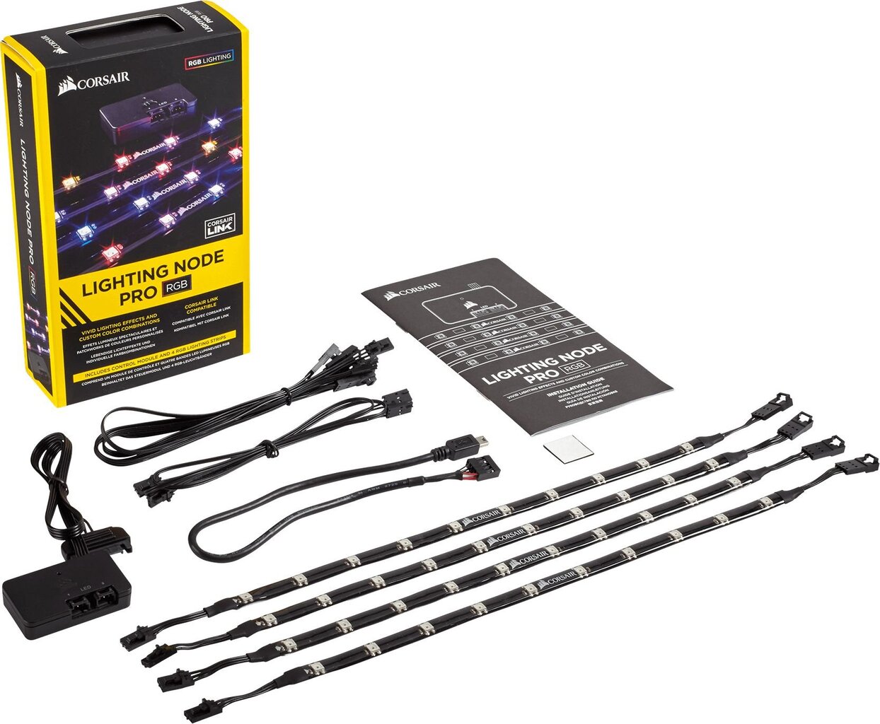 Corsair Lighting Node Pro USB 2.0 RGB LED (CL-9011109-WW) цена и информация | Korpusų priedai | pigu.lt