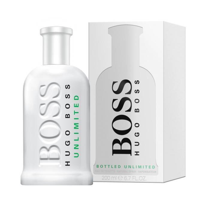 Tualetinis vanduo Hugo Boss Boss Bottled Unlimited EDT vyrams, 200 ml kaina ir informacija | Kvepalai vyrams | pigu.lt