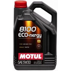 Масло синтетическое Motul 8100 Eco-nergy 5W30, 5л цена и информация | Motul Автотовары | pigu.lt