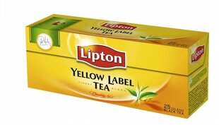 Черный чай Lipton Yellow Label Tea, 25 шт. цена и информация | Чай | pigu.lt