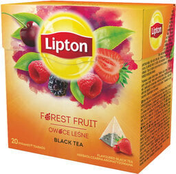 LIPTON juodoji arbata miško uogų skonio, 20 vnt kaina ir informacija | Arbata | pigu.lt