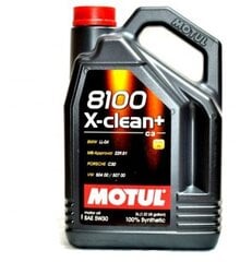Масло Motul 8100 X-CLEAN + 5W30, 5л (106377) цена и информация | Motul Автомобильные смазки | pigu.lt