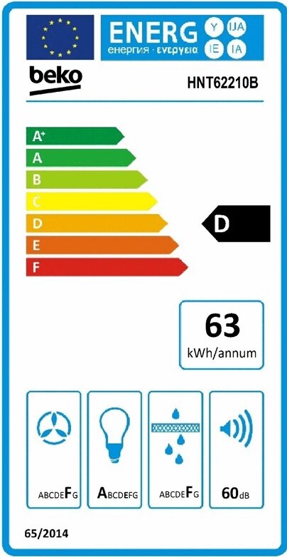 Beko HNT 62210 B kaina ir informacija | Gartraukiai | pigu.lt