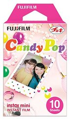 Fujifilm Instax Mini Candy Pop Instant Film Quantity 10, 86 x 54 mm kaina ir informacija | Priedai fotoaparatams | pigu.lt